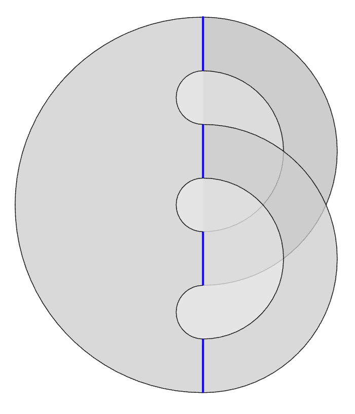 Non-planar orientable surface